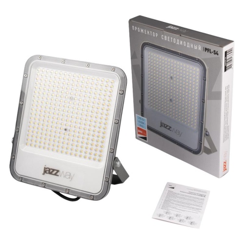 Прожектор светодиодный ДО-200 Вт 22000 Лм 6500К IP65 200-240 В LED угол светораспределения 80° -40... +50°С литой алюминий с антикоррозийным покрытием линзовый модуль | Код. 5036451 | JazzWay фото 7