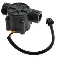 Датчик расхода воды прецизионный RUICHI YF-S201, чёрный | код 102035 | Ruichi