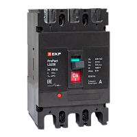 Автоматический выключатель LS250 25кА 3P 250А ProPact EKF | код mccb-250-25-3-250-ls | EKF