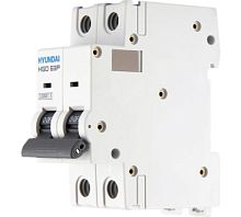 Автоматический выключатель HGD63P 2PMCS0000C 00003 2 полюса, 3А, ток к.з. 10kA, хар-ка C (STANDARD) | код 13.04.001076 | HYUNDAI