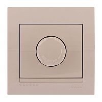 DERIY Диммер 500 Вт с фильтром крем | код 702-0303-116 | LEZARD