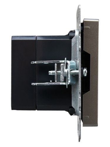 BRITE Роз. USB A+C 18Вт РЮ11-1-БрС сталь IEK | код BR-U22-018-K46 | IEK фото 6