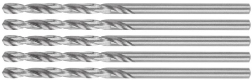 Сверла по металлу HSS шлифованные, угол заточки 135град, 2.5X57 мм (5 шт.) | код 35674М | FIT фото 6
