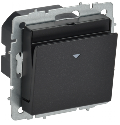 BRITE Выключ. карточный 30А ВС10-1-8-БрЧ черн. IEK | код BR-V11-0-10-K02 | IEK
