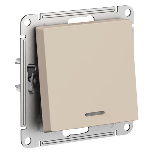 Выключатель 1-кл. AtlasDesign с подсветкой (сх.1а) 10AX мех. песочн. | код. ATN001213 | Systeme Electric Выключатель 1-кл. AtlasDesign с подсветкой (сх.1а) 10AX мех. песочн. | код. ATN001213 | Systeme Electric