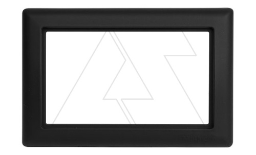 Daria - Рамка двойной розетки, к механизмам серии 21, черный мат | код 2120-820-1284 | Mutlusan Daria - Рамка двойной розетки, к механизмам серии 21, черный мат | код 2120-820-1284 | Mutlusan