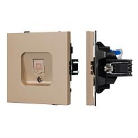 Механизм компьютерной розетки SCT-TENDO-MPC1-PL-GD RJ-45 CAT6 Arlight 054099