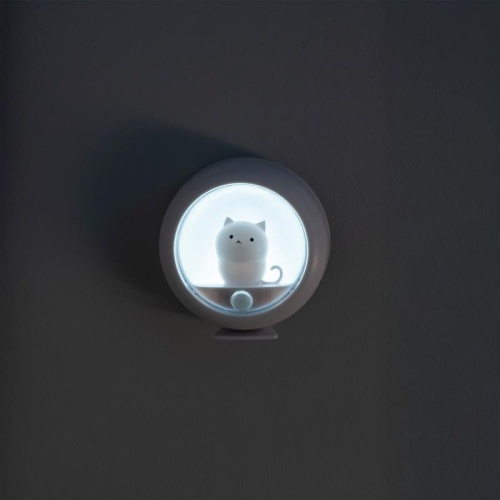 Светильник светодиодный TS8-CAT-SENS 1Вт 6500К IP22 ночник аккумулятор 400мА.ч датчик движения магнитное крепление с клеевым слоем JazzWay 5062016 фото 4