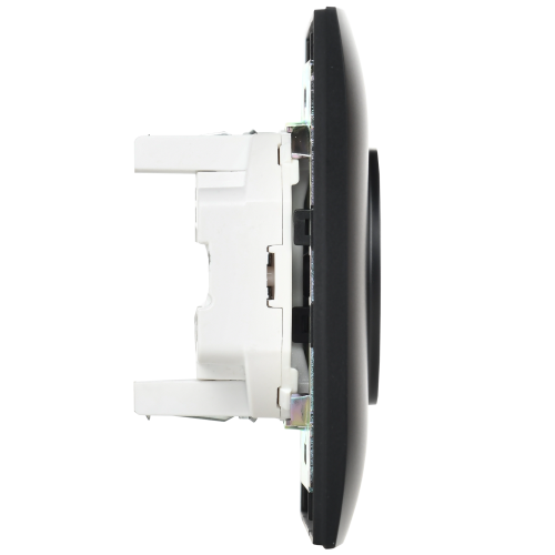 SKANDY Розетка 2-местная без заземления без защитных шторок 10А в сборе SK-R10Bl черный IEKновинка | код SK-R20-10-K02-F | IEK фото 2