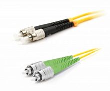 Патч-корд оптический LANMASTER, LSZH, дуплексный, ST/APC-FC/UPC, SM OS2, 10 м | код LAN-2ST-2FC/SAU-10.0 | LANMASTER