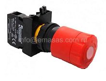 Кнопка аварийнаяГрибок 30 мм., возврат поворотом с подсветкой CP200ES30 (1НЗ) (CP) | код CP200ES30 | EMAS