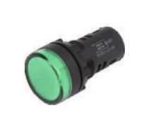 Индикатор 22мм несъёмный LED диод AD22-22DS F R AC/DC 24В красный IP65 | код E01033003 | CNC