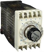 Реле времени ВС-33-1 0,2…60мин 110В 50Гц, задержка на включение, ток контактов исполнительного реле 4А, 1з+1р - с выдержкой времени + 1п - мгновенного действия, выступающее исполнение, УХЛ4 | код A8011-76914190 | РЕЛЕ И АВТОМАТИКА