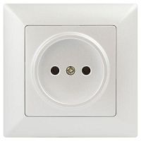 Розетка Intro Solo 4-201-06 без заземления 2P, 16 | код Б0053646 | ЭРА