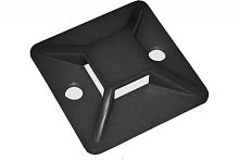 PYK-1 Самоклеящаяся площадка (20мм) для стяжек шир. до 4 мм, упак 100 шт. (белый) | код PYK-1 | Plastim