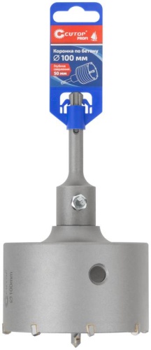 Коронка по бетону SDS Plus, 100 мм, Profi | код 43-881 | FIT фото 3