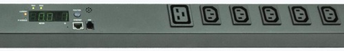 Блок распределения питания PDU измер. 0U 230В/32А 7 4кВт вилка IEC 309 32 A 2P+E 30 C13 6 C19 Eurolan 60A-66-56-36BL