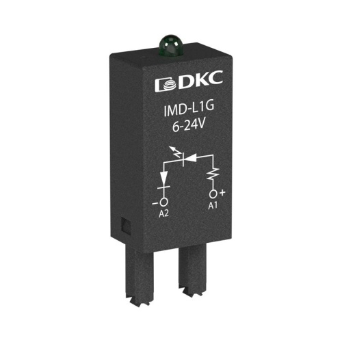 Модуль индикации, LED зелёный, 110-240V AC/DC | код IMD-L3G | DKC
