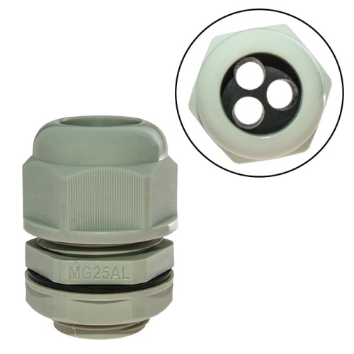 Кабельный ввод ZTM-ELECTRO MG25A-H3-08G, полиамид | код 107652 | ZTM-ELECTRO