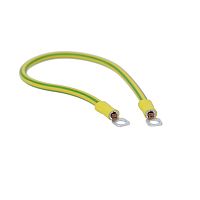 Перемычка медная сеч. 10 мм2, с наконечниками под винт М6, в комплекте с метизами, L 300 мм | код SC10L300K | DKC