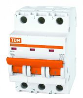 Выключатель автоматический трехполюсный ВА47-29 1А C 4,5кА | код. SQ0206-0100 | TDM 