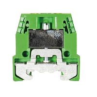 Заземляющая клемма, тип фиксации провода: винтовой, номинальное сечение: 4 мм кв., 500V, ширина: 6 мм, цвет: желто-зеленый, тип монтажа: DIN 15 | код 55.504.9153.0 | Wieland