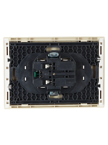 FORTE&PIANO Роз. 2-я с з/к без з/ш б/к 16А FP424 ван. IEK | код FP-R21-16-1-K10 | IEK фото 2