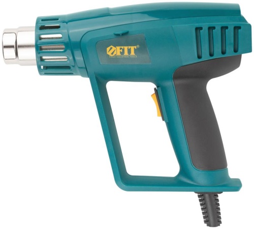 Фен технический 2000Вт; 250/500град.; 250/550 л/мин; рез. накл.; коробка FIT 80607 фото 2