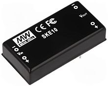 Источник питания DC-DC, 10Вт, вход 36…72В, стабил. выход 5В/200…2000мА, изоляция 1000В DC, 50.8х25.4х11.27мм., -25С…+71С | код SKE10C-05 | MeanWell