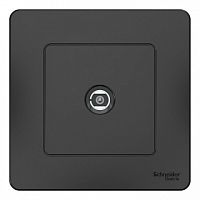 Розетка TV BLANCA, оконечная, антрацит | код. BLNTS000016 | Schneider Electric