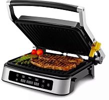 Электрогриль Kitfort КТ-3615 2000Вт серебристый/черный | код 2030857 | KITFORT