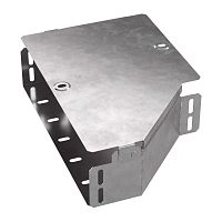 Переходник левый с крышкой Стандарт 300х200х80 Промрукав | код PR16.0500 | ПРОМРУКАВ