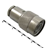 Разъём высокочастотный RUICHI TNC-S58P, вилка на кабель RG-58 под пайку | код 61382 | Ruichi