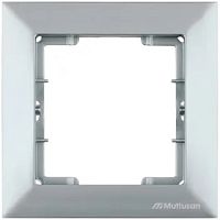 Candela - Рамка 1 пост, к механизмам серии 21, нерж. сталь | код 2125-800-1182 | Mutlusan