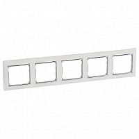 Рамка 5 постов VALENA CLASSIC, белый | код. 770495 | Legrand