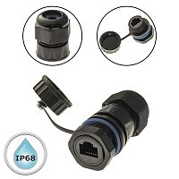 Разъём герметичный SZC RJ45M20Z1-6AG, 10BASE-T,100 BASE-T, 1000 BASE-T | код 107881 | SZC