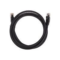 Патч-корд U/UTP, CAT 6, RJ45-RJ45, 26AWG, LSZH, черный, 2м REXANT | код 02-0292-2 | REXANT