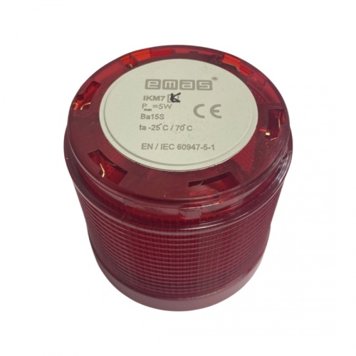 Сигнальный модуль для колонны 70 мм красный | код IKM7K | EMAS Сигнальный модуль для колонны 70 мм красный | код IKM7K | EMAS