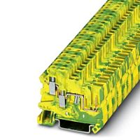 Клемма защитного провода UT 2,5-TWIN/1P-PE | код 3060513 | PHOENIX CONTACT