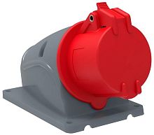 Розетка стационарная ССИ-114 16А-6ч/380-415В 3Р+РЕ IP44 MAGNUM | код. PSN12-016-4 | IEK