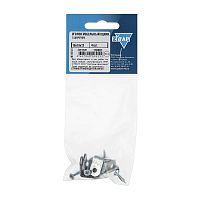 Угол мебельный 19х19х12 с шурупом цинк (уп.4шт) Tech-Krep/Zitar 110081