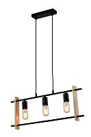 Светильник подвесной (подвес) Elizabeth 5107-203 3хЕ27 40Вт лофт-кантри потолочный квадратный Rivoli Б0057935