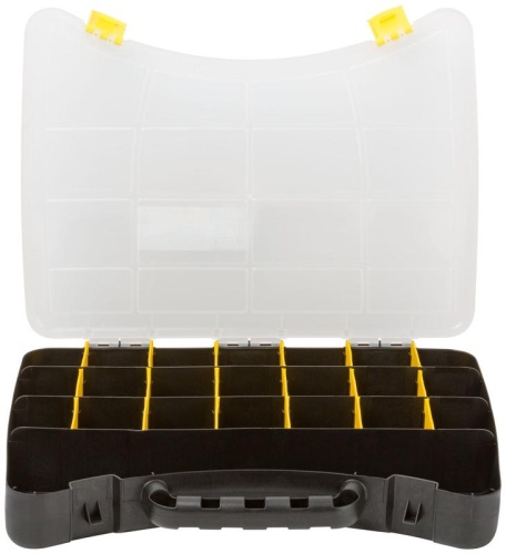 Ящик для крепежа (органайзер) (с защелкой) 16дюйм ( 400х300х60мм ) FIT 65652 фото 3 Ящик для крепежа (органайзер) (с защелкой) 16дюйм ( 400х300х60мм ) FIT 65652 фото 3