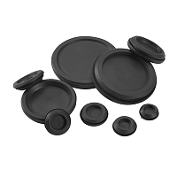 Сальник одиночный плоский T-GD36, 36x47x54x12(AxBxCxD)mm, диаметр кабеля в mm: 36, IP54, RAL9005, UL94V-0 | код MBB0536B11 | MOREK