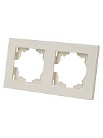 Рамка 2-х постовая сл. кость Сенеж TDM | код SQ1816-0155 | TDM