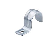 Скоба металлическая однолапковая d 19-20 мм (уп./100шт.) HLT | код 084-25-006 | HLT