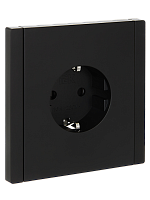 FORTE&PIANO Роз. с з/к з/ш б/к 16А FP113 чер. IEK | код FP-R14-16-1-K02 | IEK