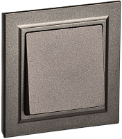 BRITE Выключ. 1-кл. 10А в сб. ВСР10-1-0-БрТБ бр. IEK | код BR-V10-0-10-K45-F | IEK