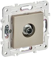 SKANDY Розетка TV проходная SK-A17Sh шампань IEK | код SK-A10-P-K37 | IEK