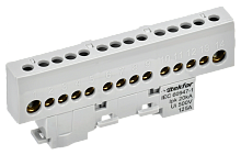 TEKFOR Шина L фаза изолированная на универсальном держателе 8х12-10-Ср IEK | код TF-NN20-10-KL-K03 | IEK